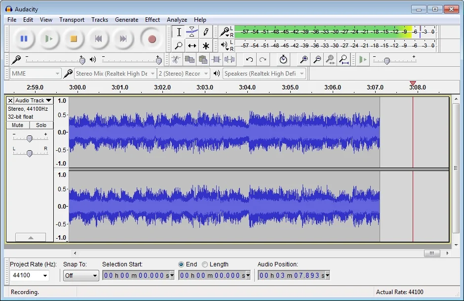 Audacity Windows 10