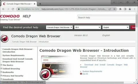 Comodo Dragon Browser Portable