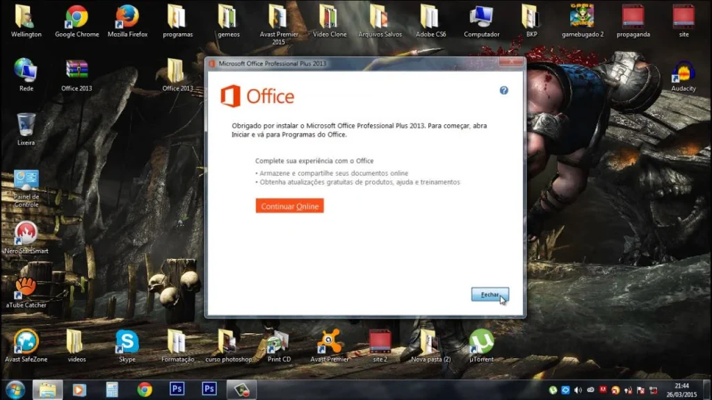 Dwonload Ativador Office 2013